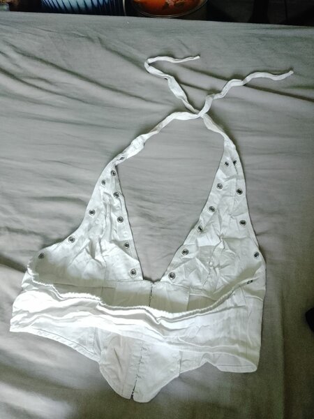 Haut bikini blanc chic