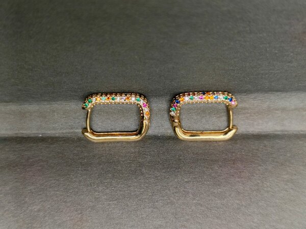 Boucles d'oreilles dorées