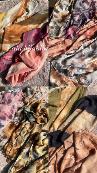 Écharpes colorées élégantes