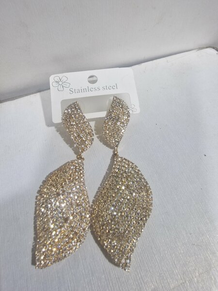 Boucles d'oreilles strass glamour