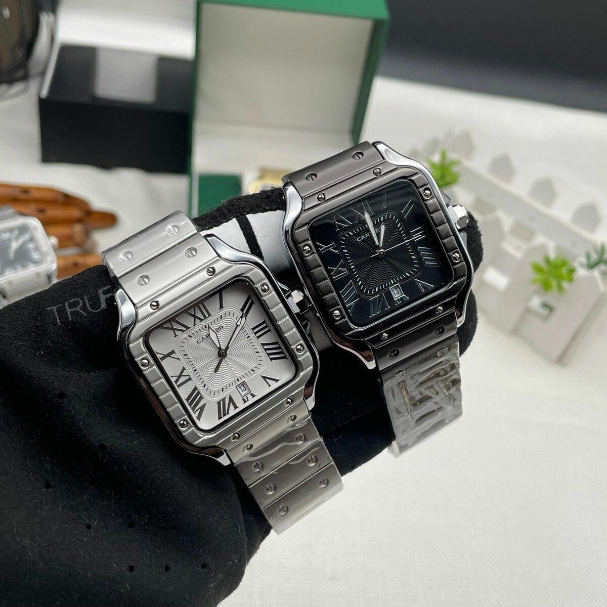 Solid Cartier Chain Watches