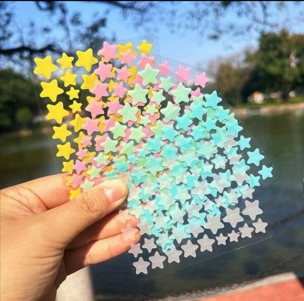 Autocollants Étoiles Colorées