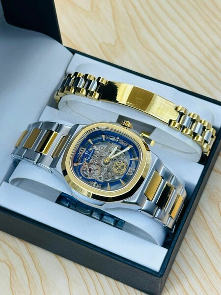 Montre Homme Élégante Acier Inox