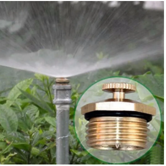 360 Degrss Garden Sprinkle Connector Thread Water Sprinkler Irrigation Spray Nozzles Watering Head Brass Atomizing Lawn Supplies