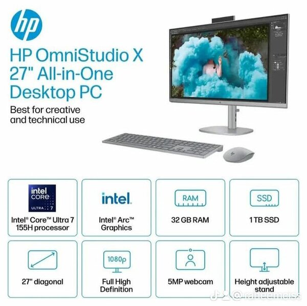 HP OmniStudio X 27"