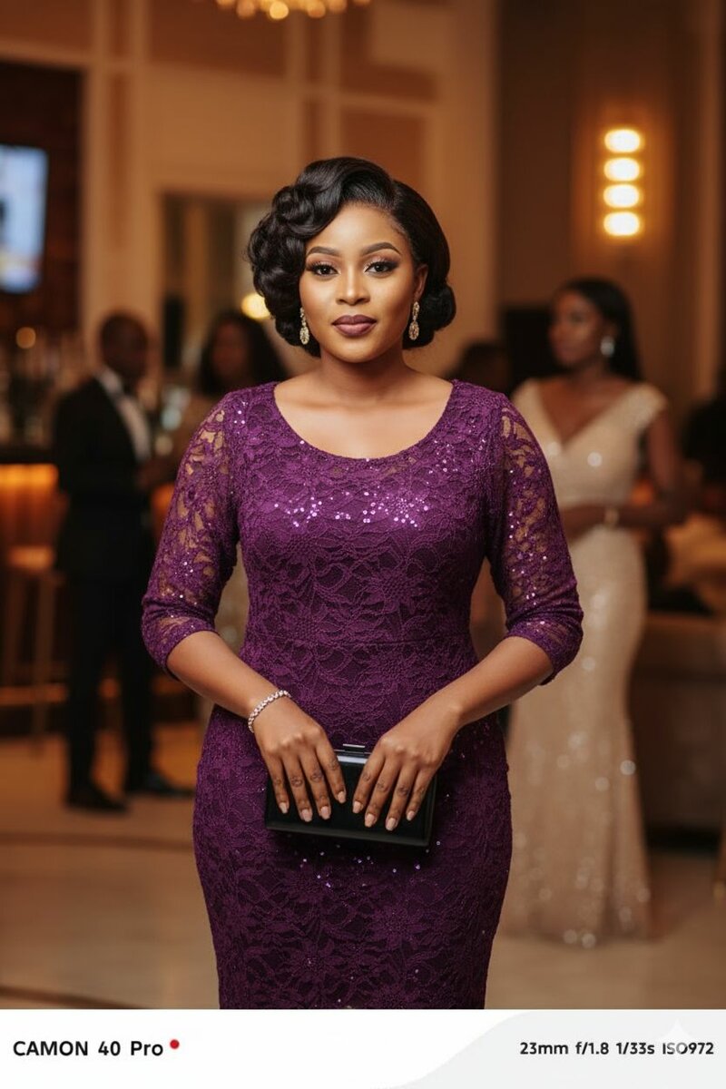 Robe dentelle stretch XXL