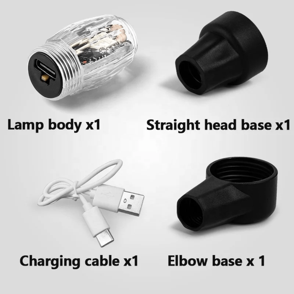 Valves lumineuse rechargeable