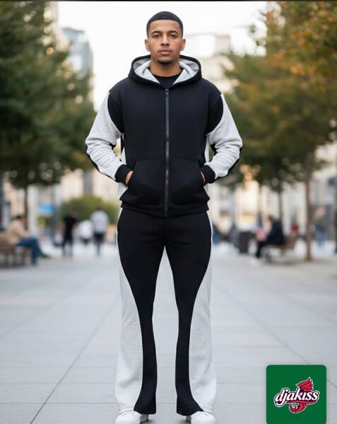 Survêtement homme bicolore