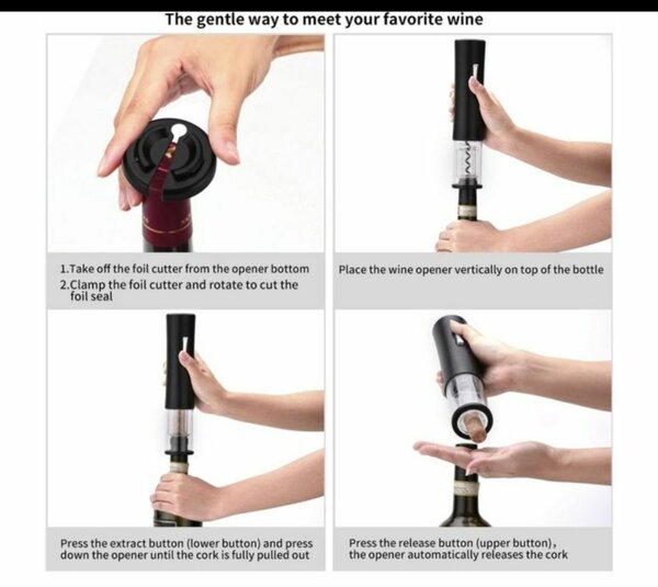 Electric wine opener