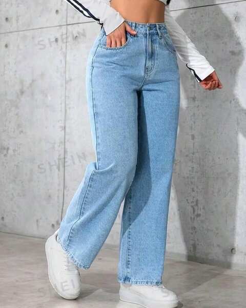 Jean droit femme tendance