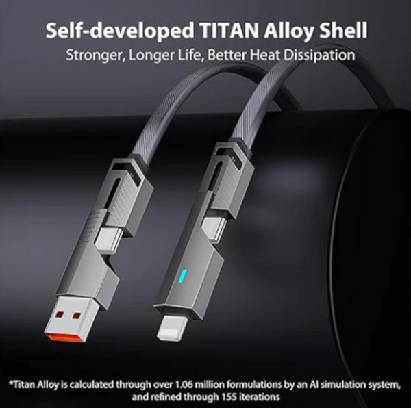 4-in-1 65w Charging Cables