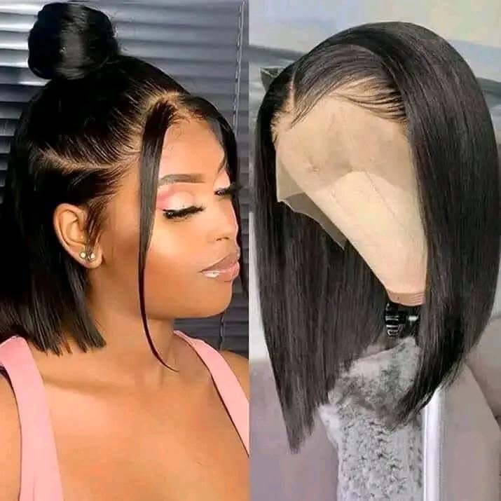 Perruque lace front droite