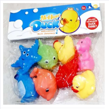 Pack of 8 Soft Vinyl Choo Choo Animals for Kids