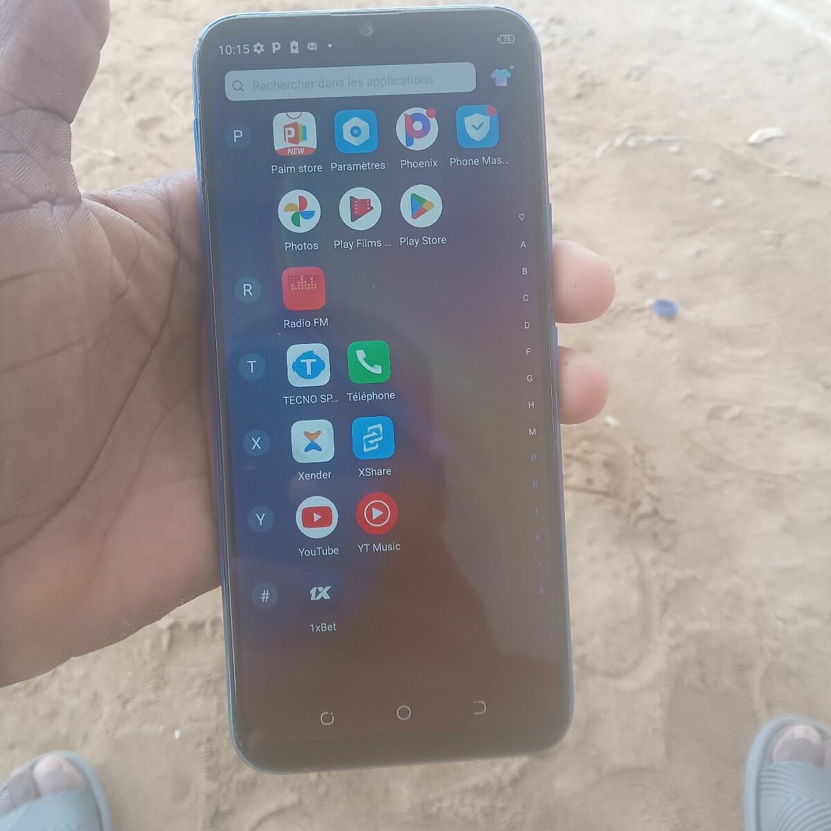 Smartphone Android TECNO