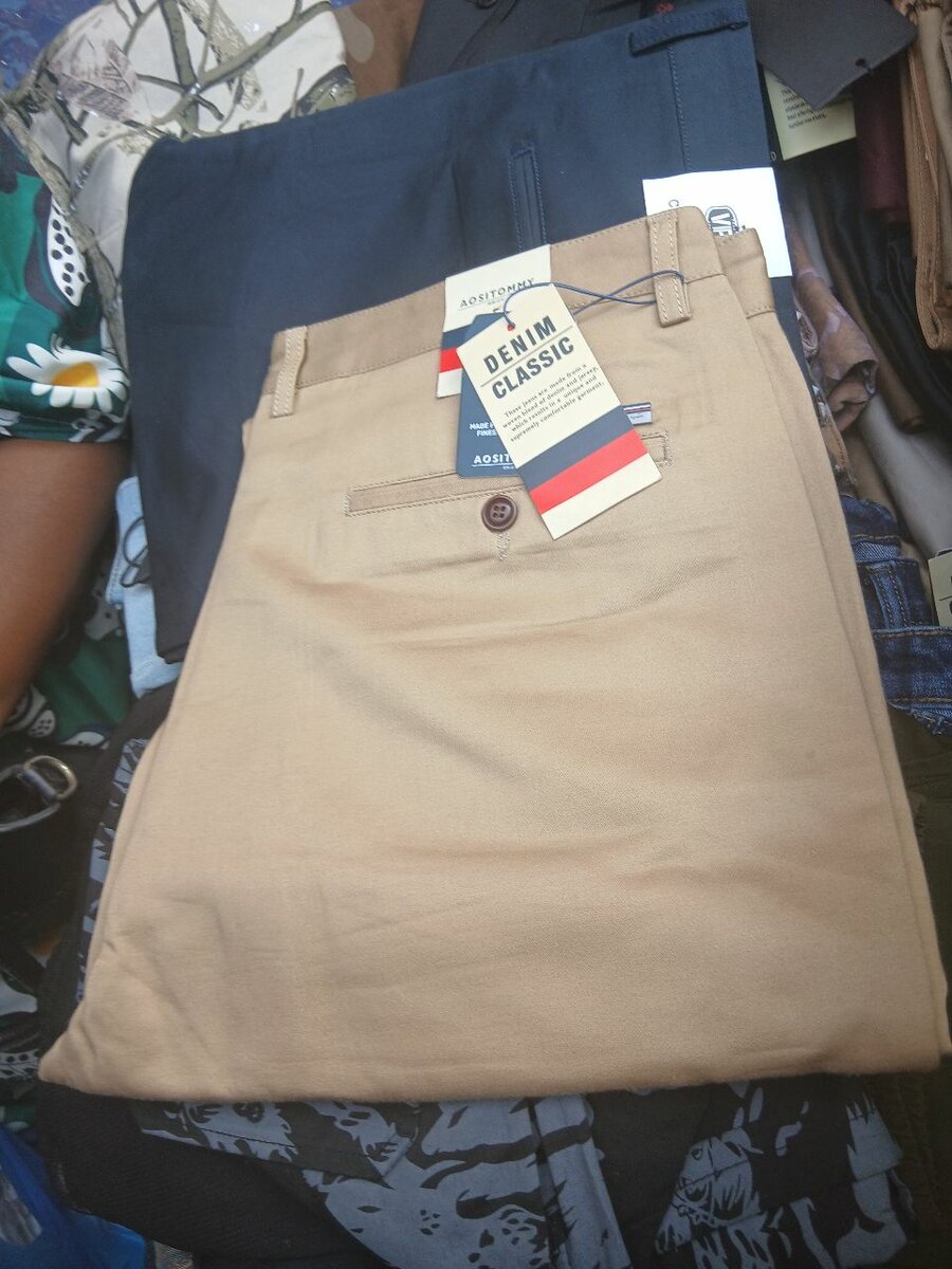 Khaki trousers