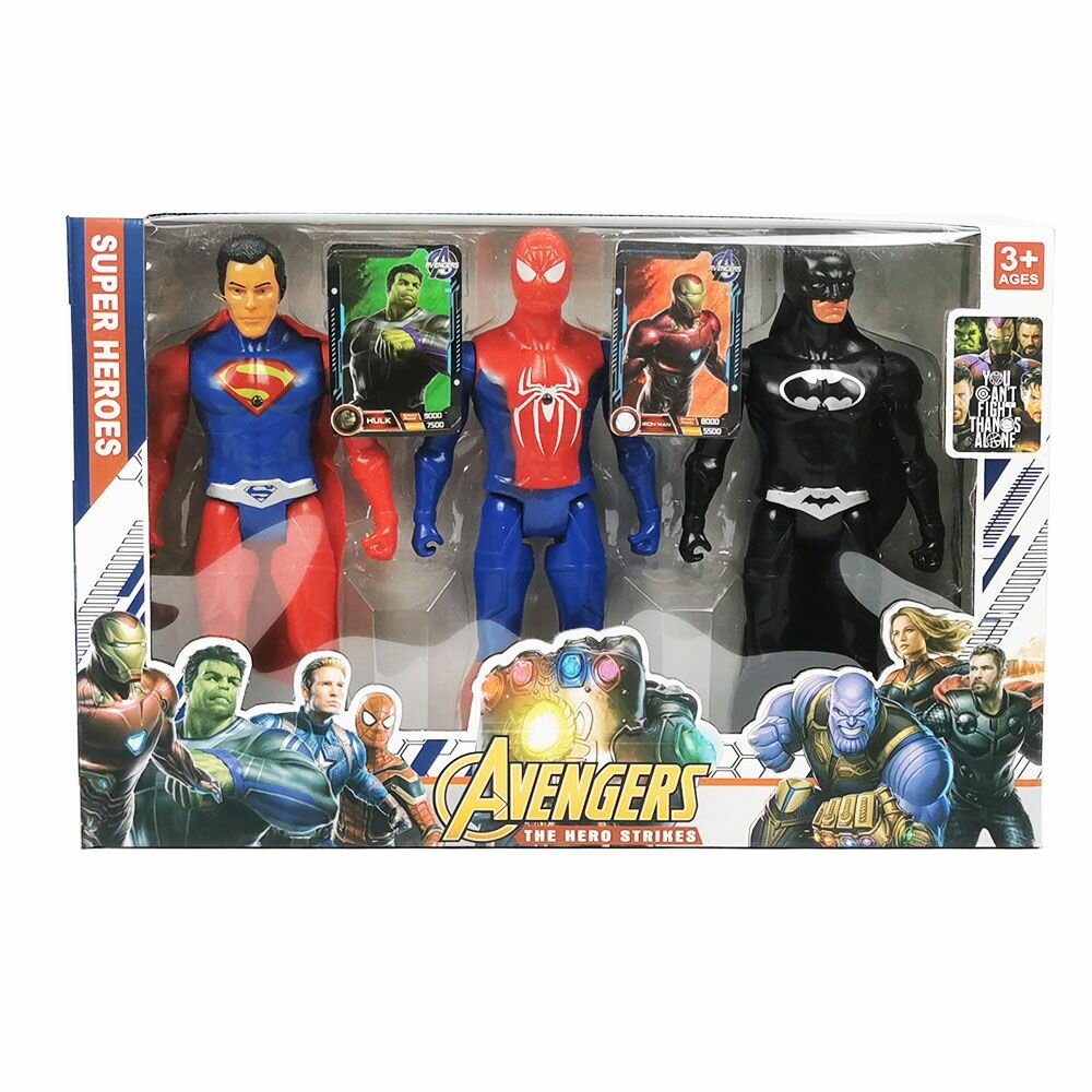 Set de Figurines Super Héros