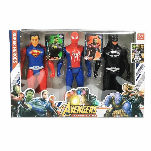 Set de Figurines Super Héros