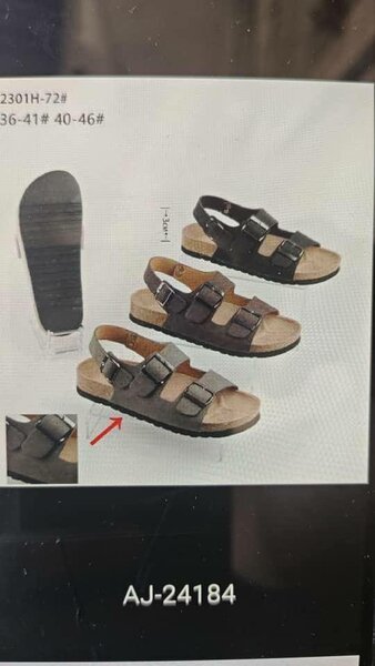 Sandales et tangs