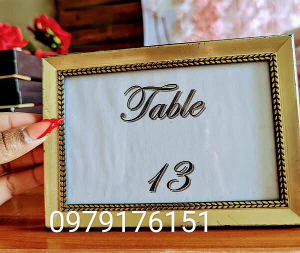 Table numbers