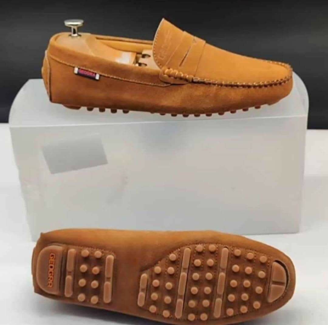 Mocassins en cuir pour hommes