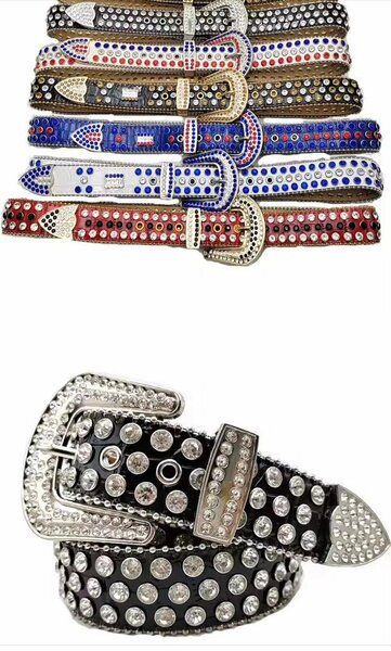 Ceinture cloutée élégante