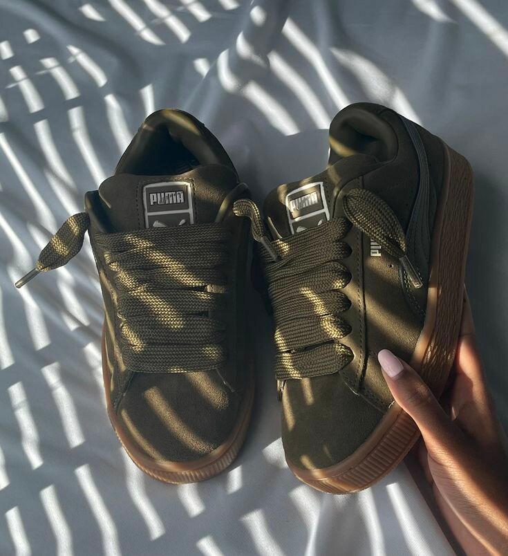 Baskets Puma Olive Tendance