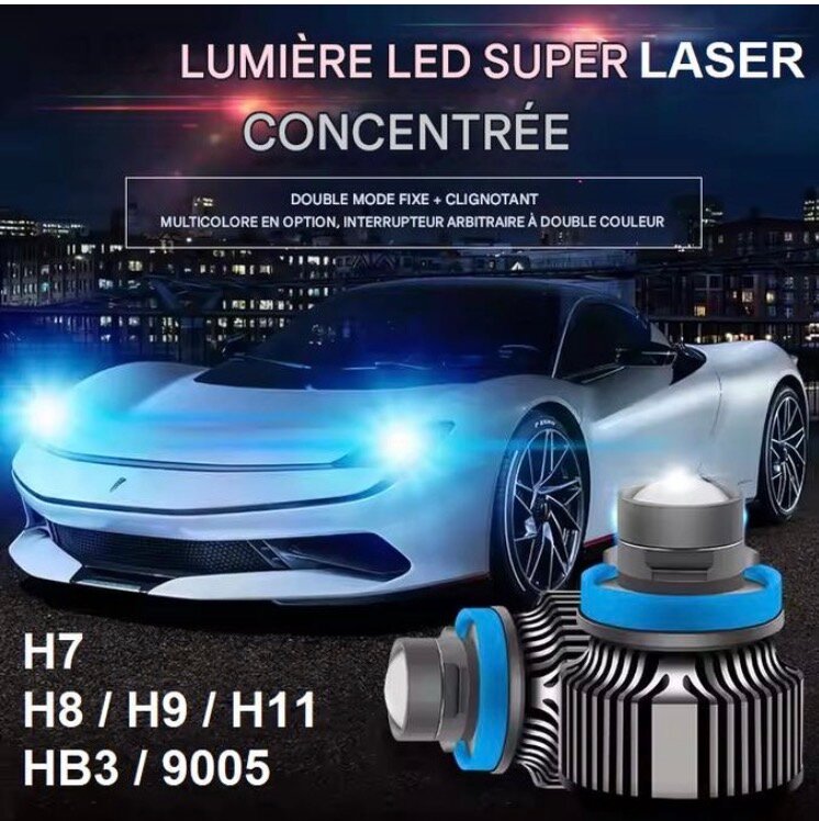 Ampoule LED Voiture Laser