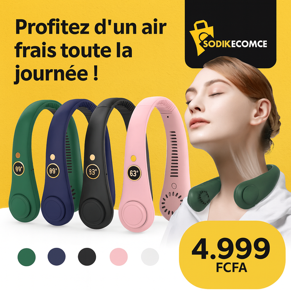 Ventilateur de Cou Portable