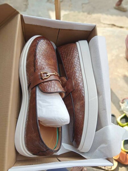 Mocassins en cuir élégant