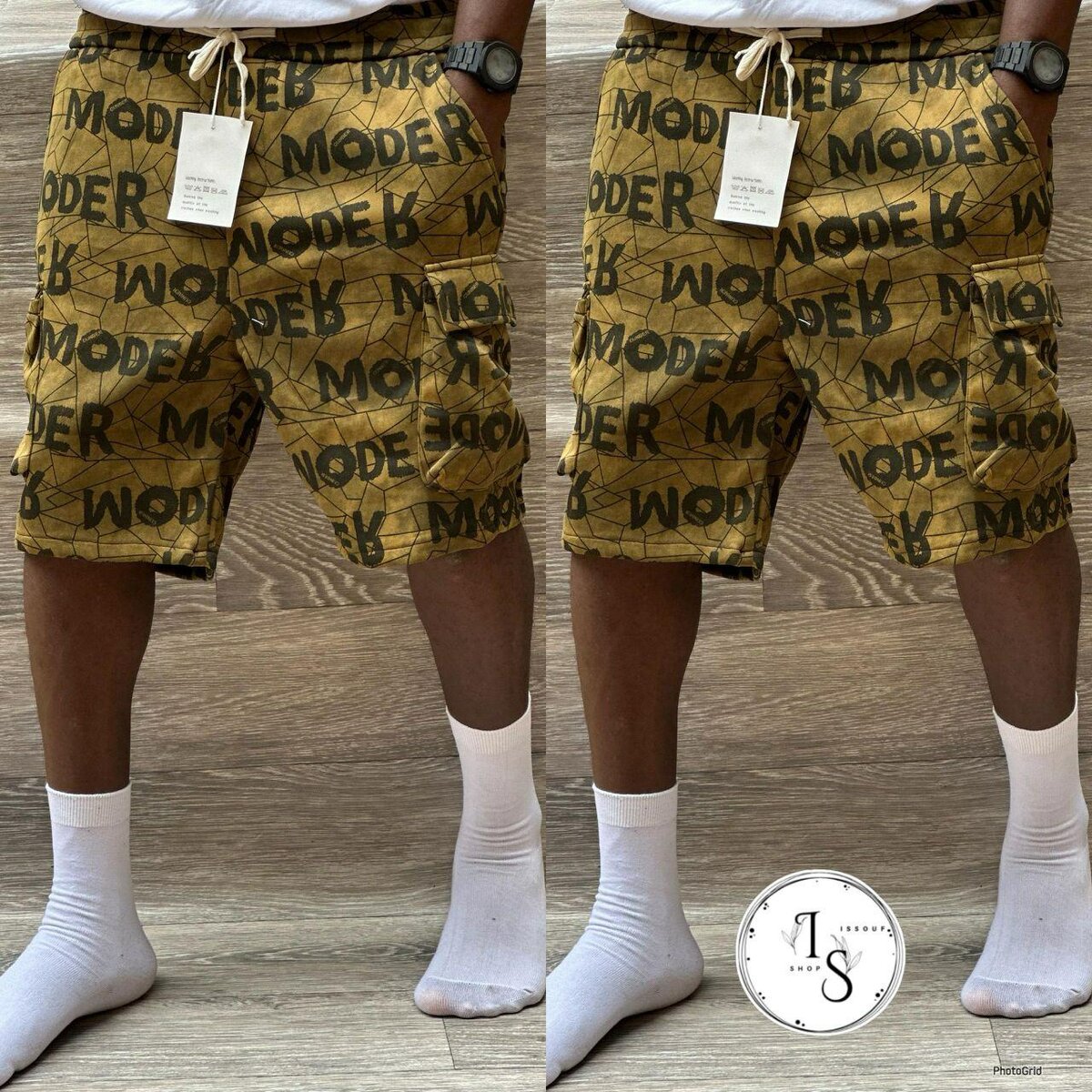 Shorts cargo imprimés homme