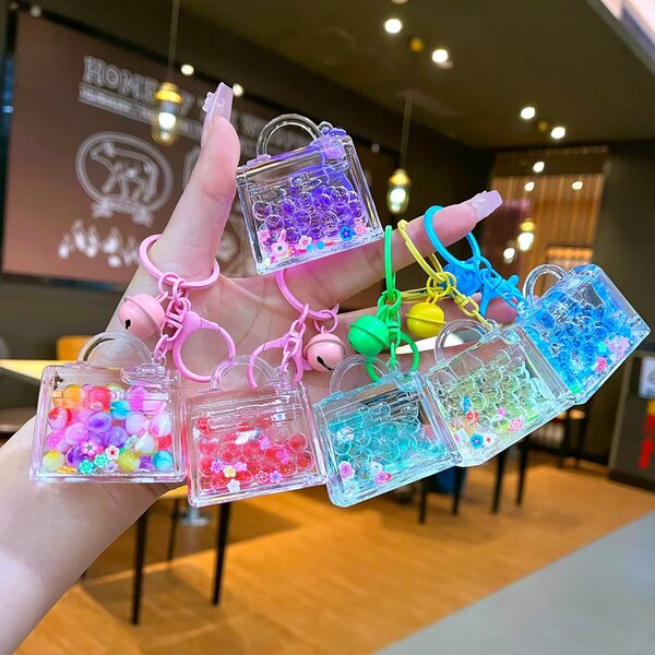 Porte-clés Mini Sac Paillettes