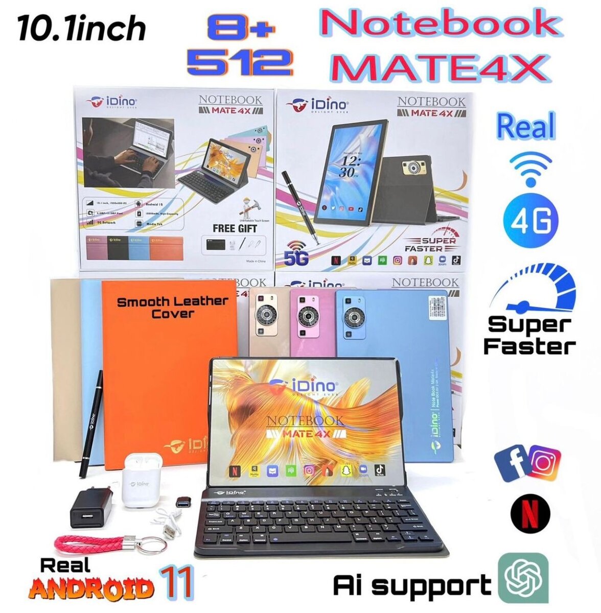 iDino Notebook 4G Android Tablet