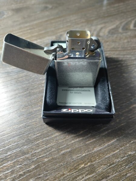 Зажигалка Zippo Antique Silver Plate