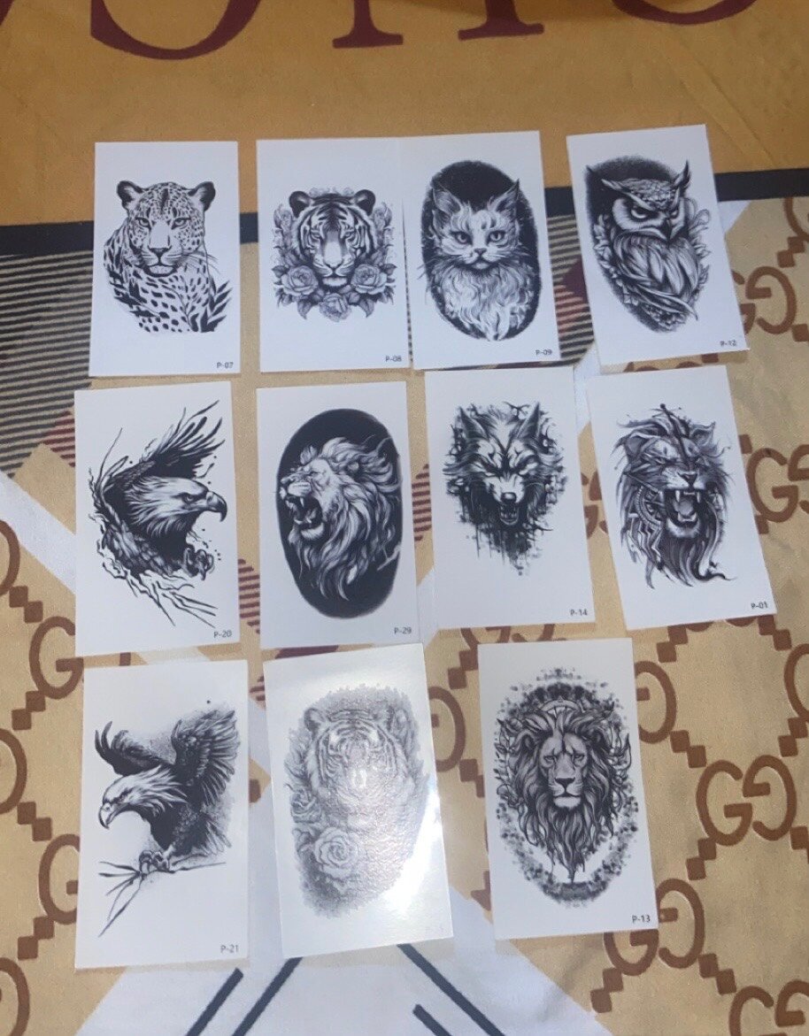 Tatouages Temporaires Variés