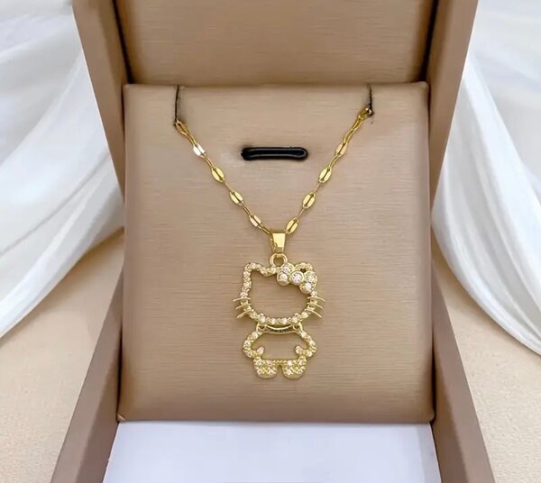 Collier Hello Kitty Or