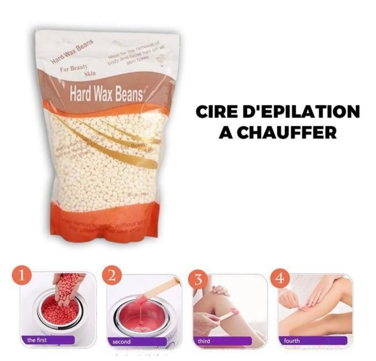 Premium Hard Wax Beans