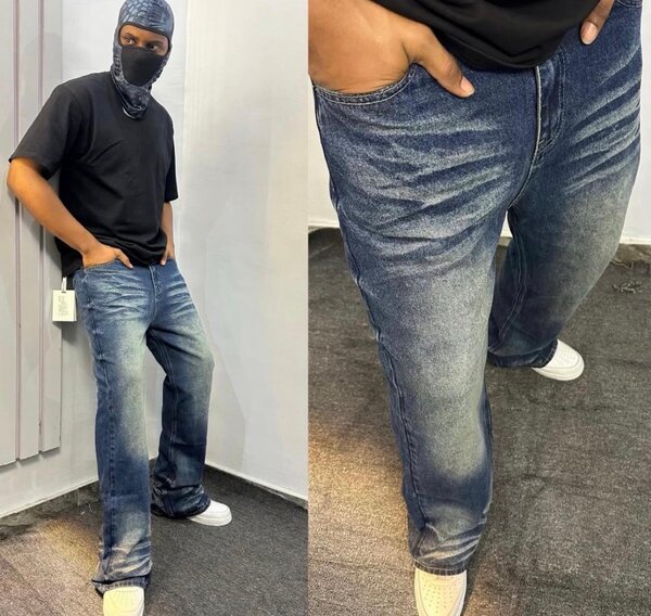 Jean large décontracté homme