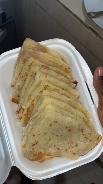 10 crêpes nature sucrées