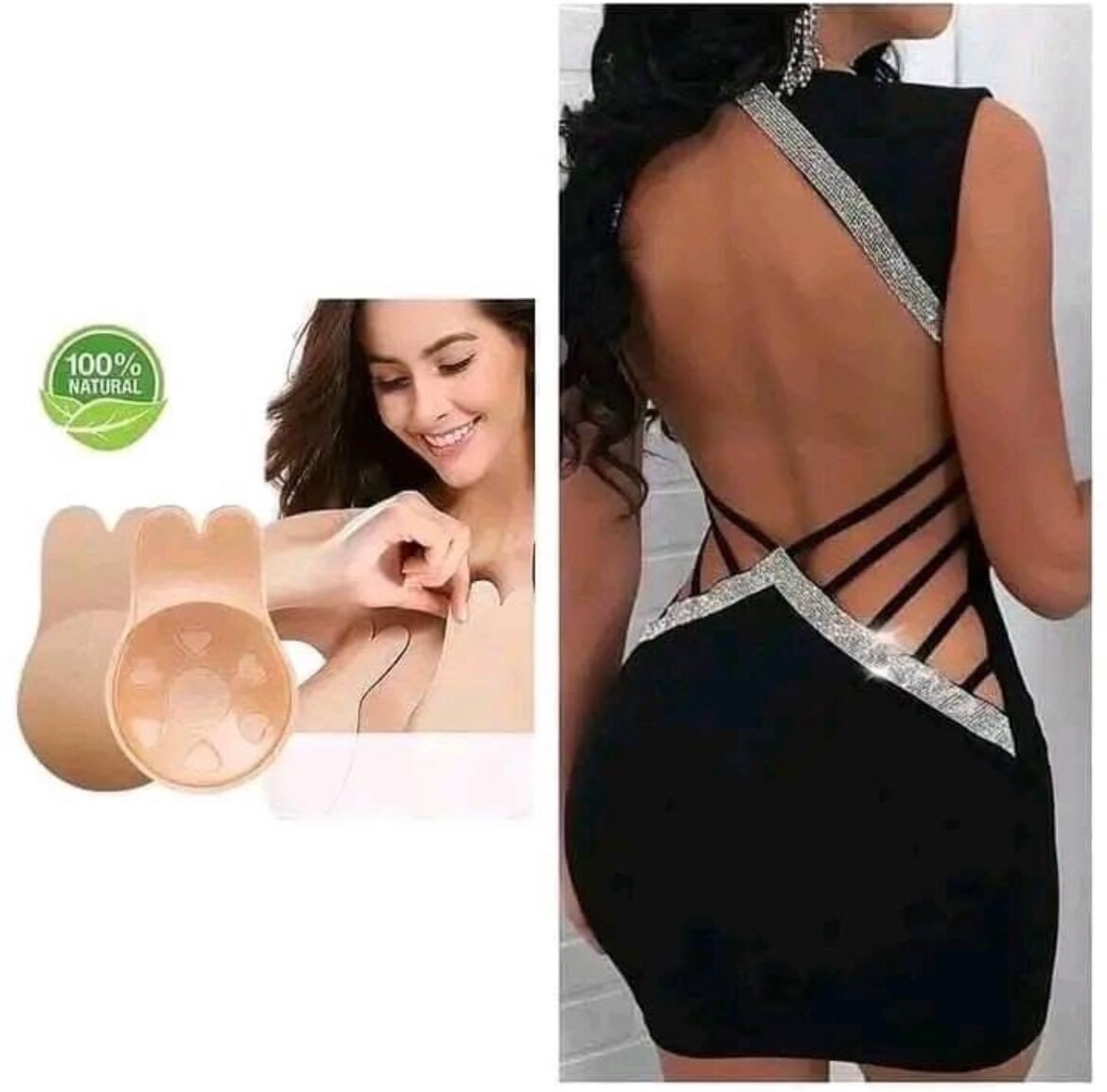 Soutien-gorge adhésif invisible