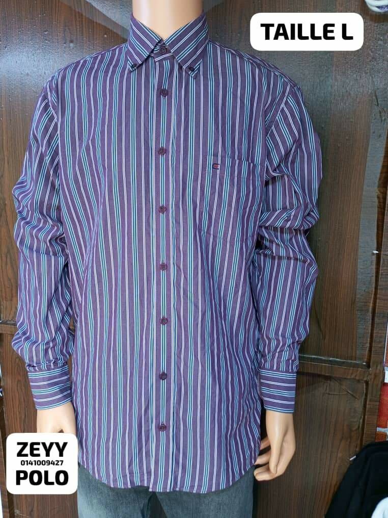 Chemise homme manches longues