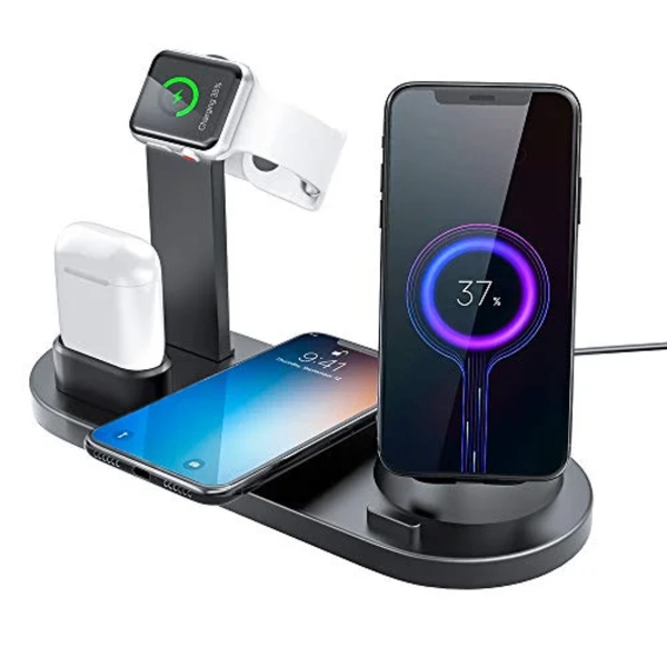 Station de Charge 3-en-1 Sans Fil