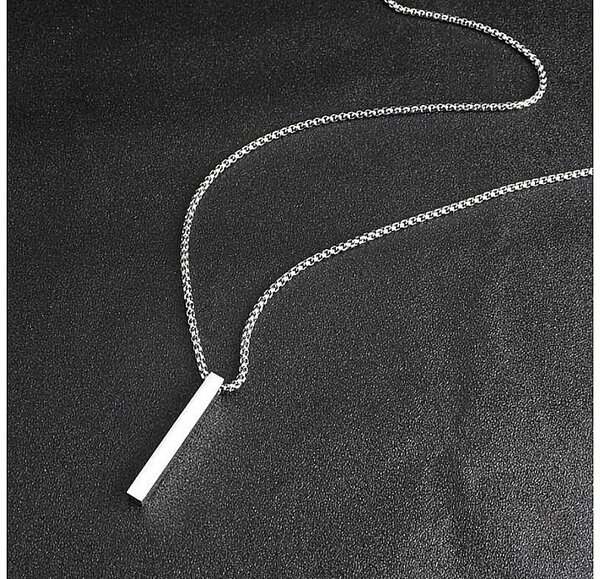 Collier Men argenté