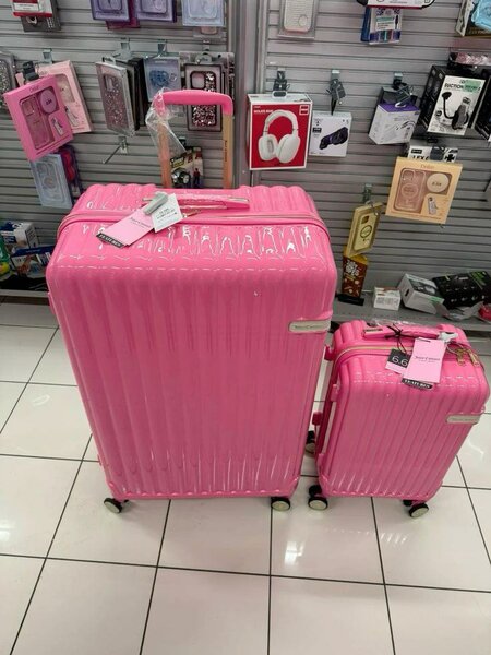 Valise rose pour enfant