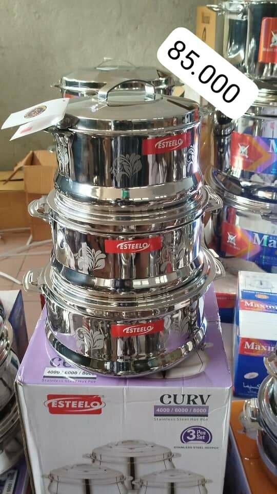 Set de Casseroles en Acier Inox