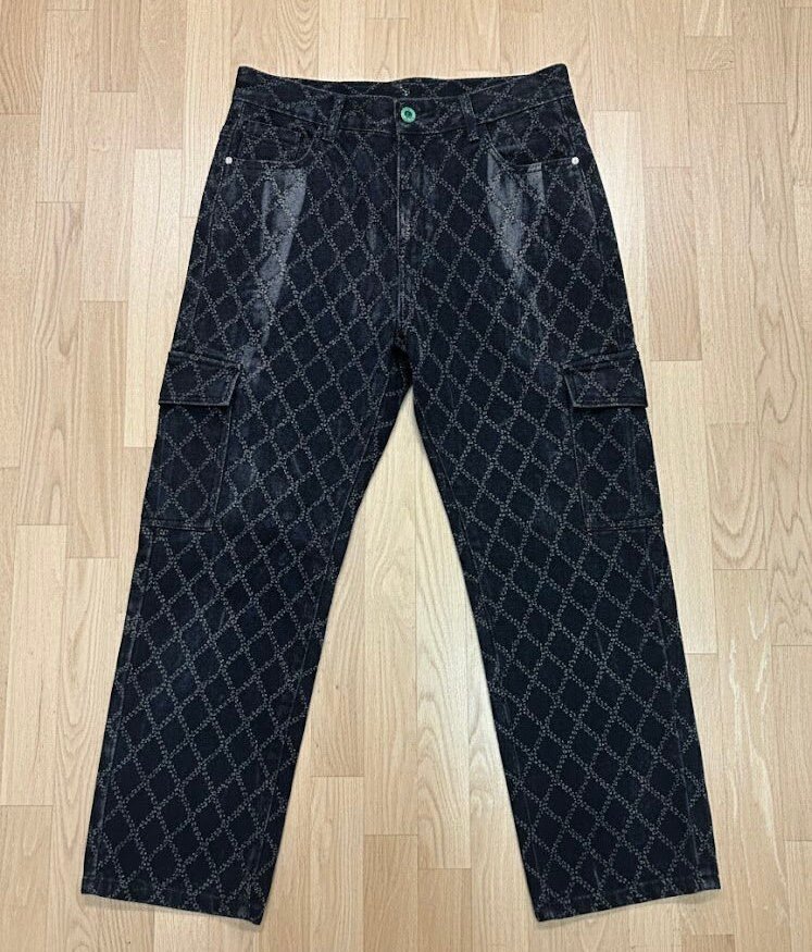 Pantalon cargo imprimé moderne