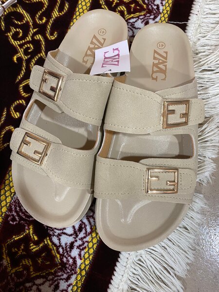 Sandales confortables en cuir