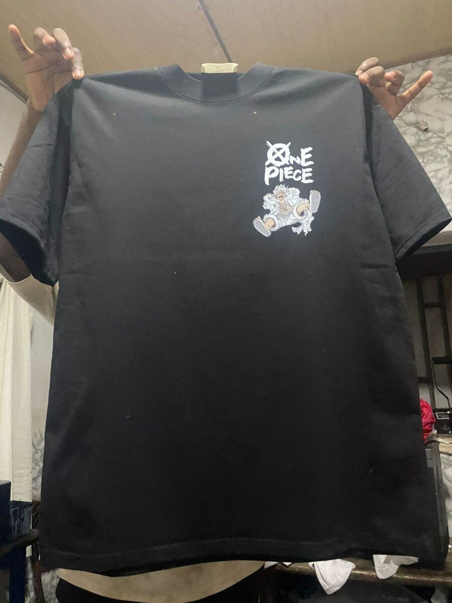 T-shirt noir manga One Piece
