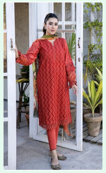 Chikankari lawn