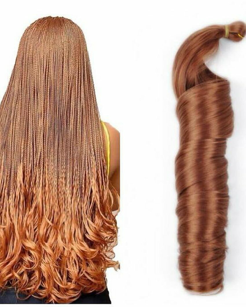 SPANISH CURL AND OMBRE BRAIDS 