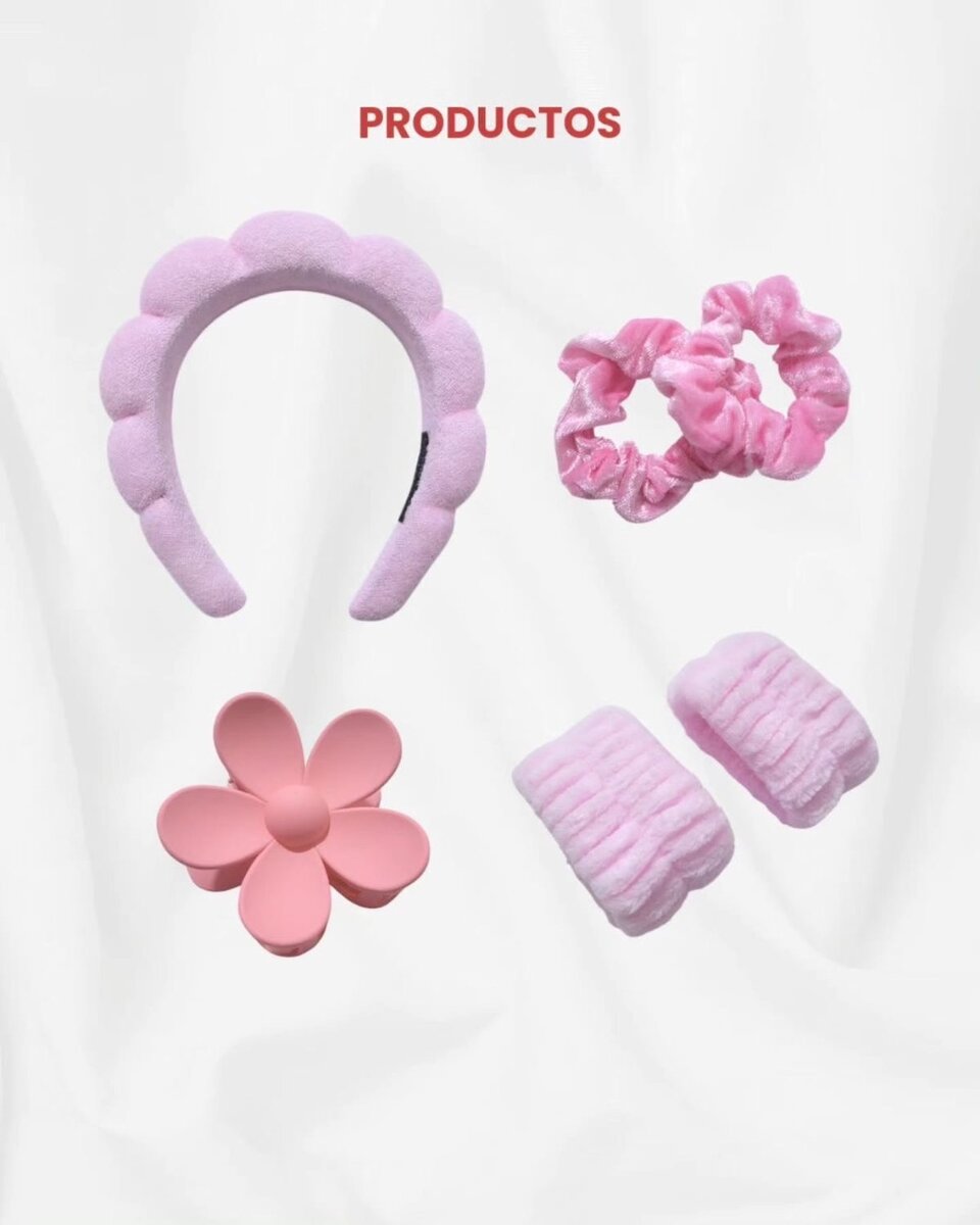 Set d'accessoires de beauté doux